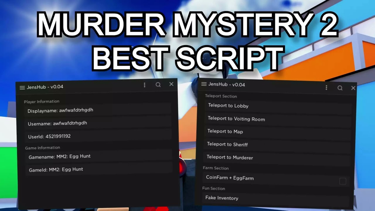 MM2 Script Hub 2026 X RAY AUTO FARM Murder Mystery 2 Murder OQjKBq 