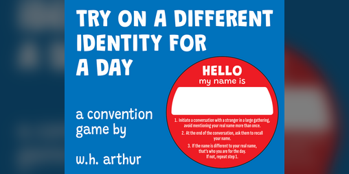 Cover image for Try on a different identity for a day