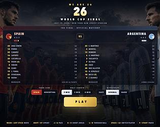 World Cup Final 26 — Spain vs Argentina のカバー画像