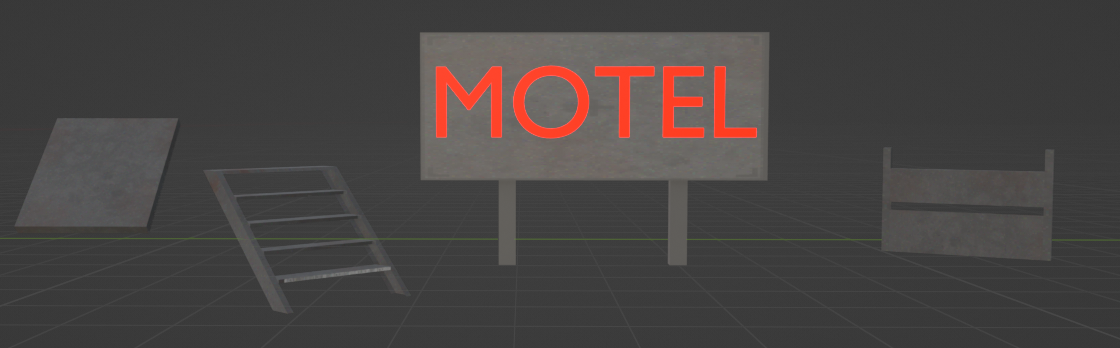 PSX Modular Motel – Exterior Kit by SharkyValley