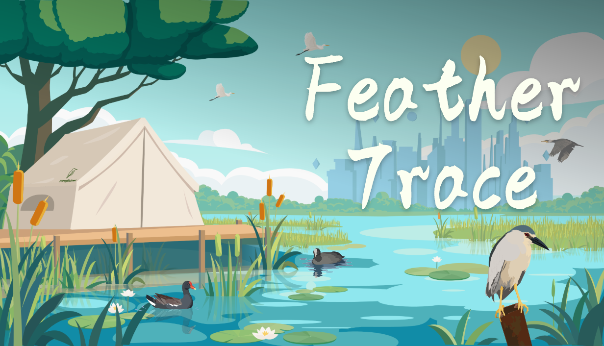 Feather Trace - Gameplay menunjukkan kartu dan mekanisme penelitian burung
