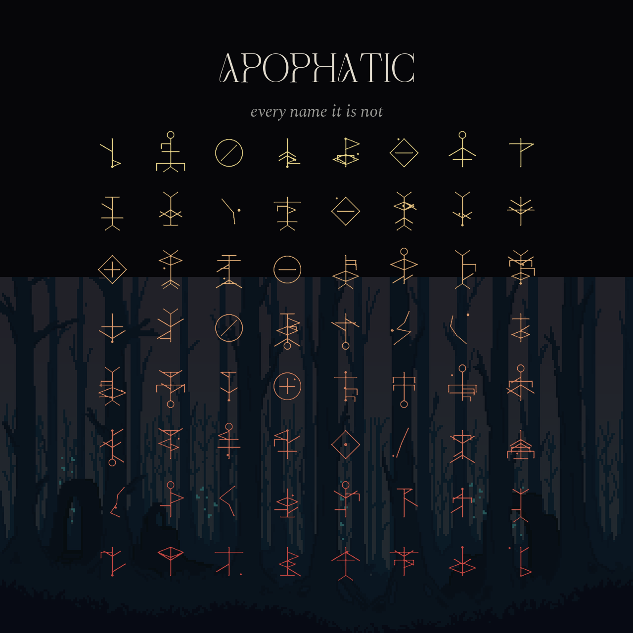 Cover image for APOPHATIC
