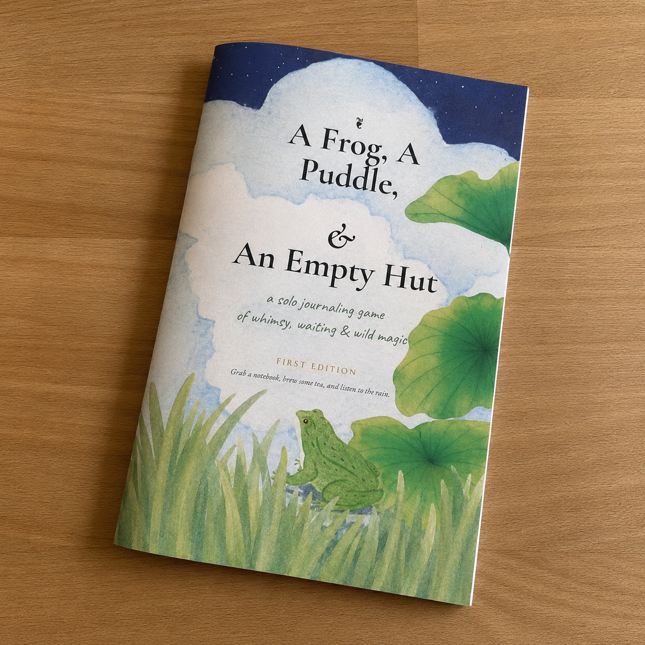 Portada de A Frog, A Puddle, and An Empty Hut