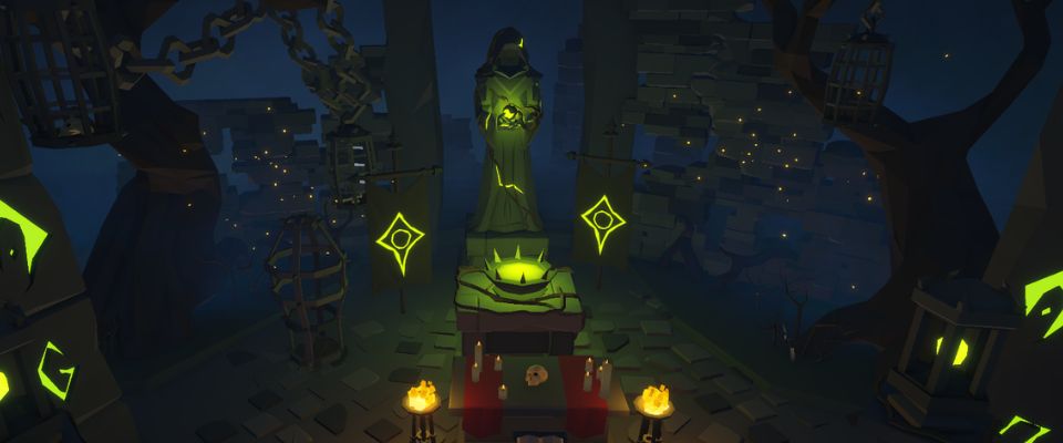 Low Poly Dark Fantasy Forest, Chapel & Ruins – RPG Environment Kit