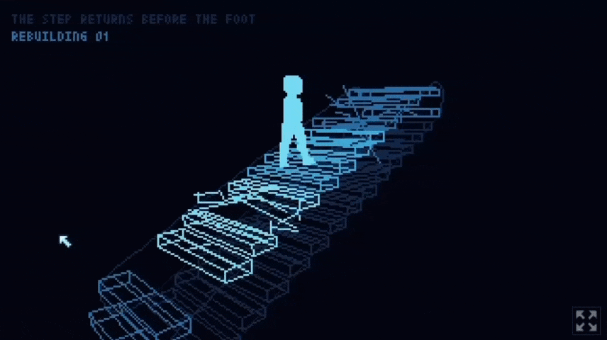 THE STEP RETURNS BEFORE THE FOOT [Free] [Interactive Fiction]