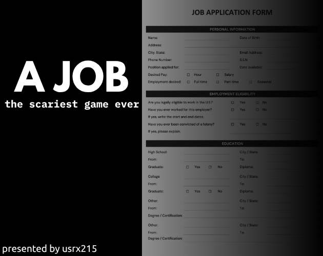 A JOB cover