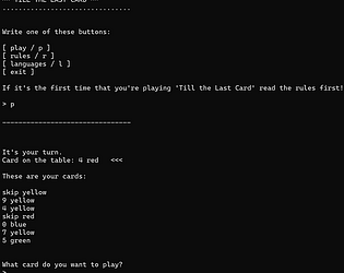 Till the Last Card game screenshot
