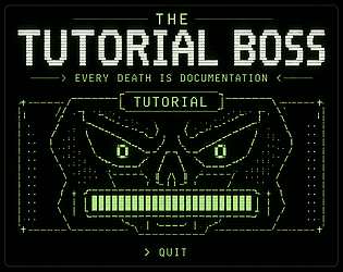 The Tutorial Boss game screenshot