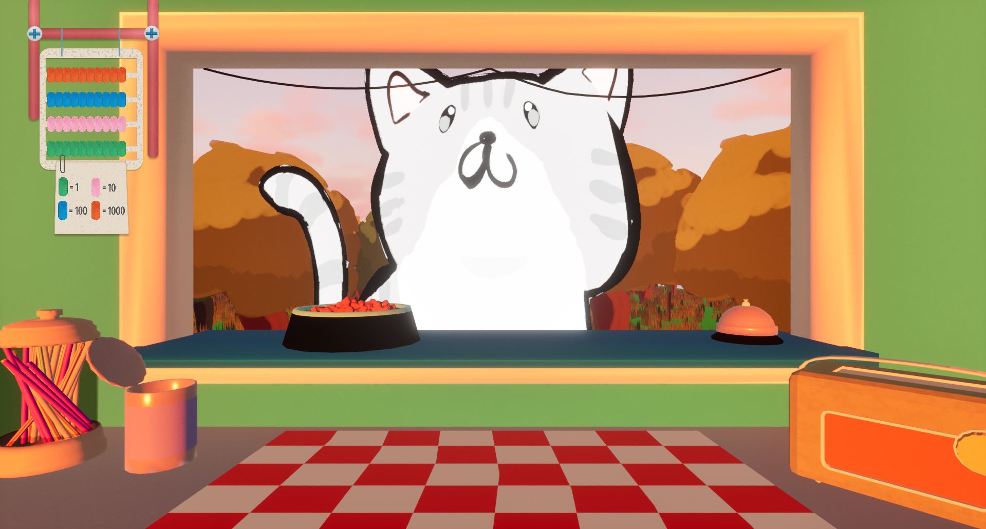 customer at the counter customer at the counter