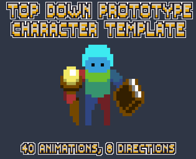 Update 4: Archer Template + Working Animations - Top Down Prototype ...
