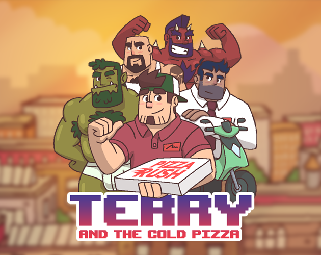 Bara Game Download - Terry and the cold pizza - A gay bara VN by Grizzly Gamer Studio