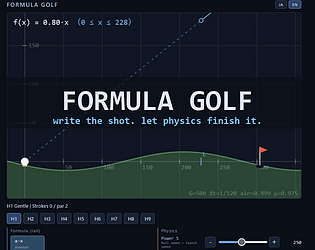 Formula Golf [Free] [Puzzle]