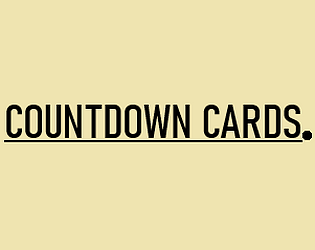 CountDown Cards [Free] [Role Playing]