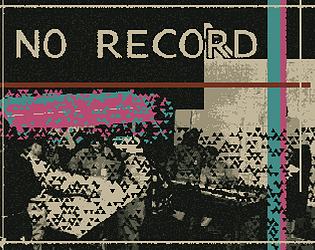 NO RECORD のキービジュアル