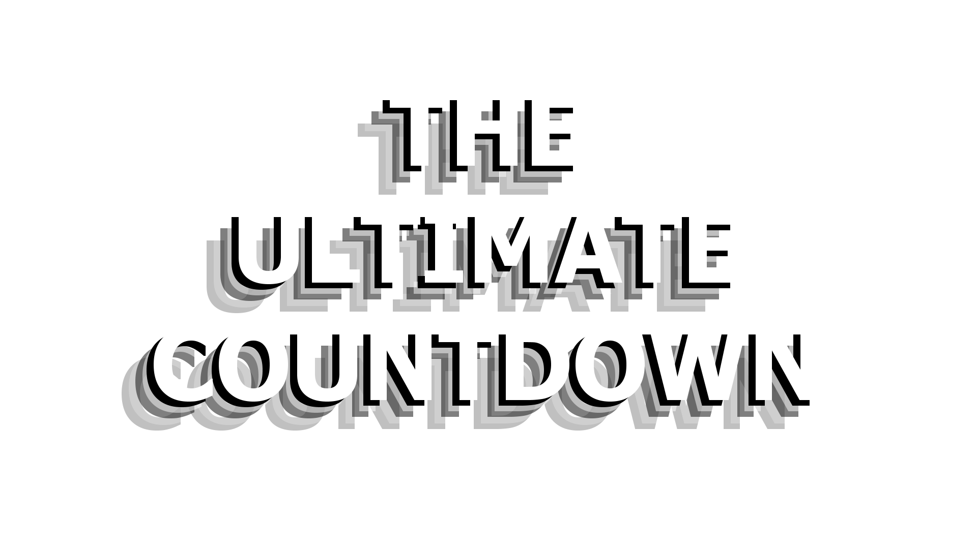 THEULTIMATECOUNTDOWN