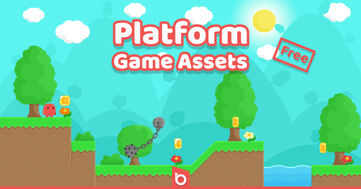 Free Platform Game Assets + GUI by Bayat Games