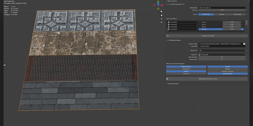 Cover image for Blender Essentials: Trimsheet Generator + PBR baking plugin