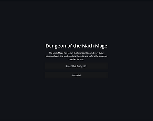 Dungeon of the Math Mage [Free] [Card Game]