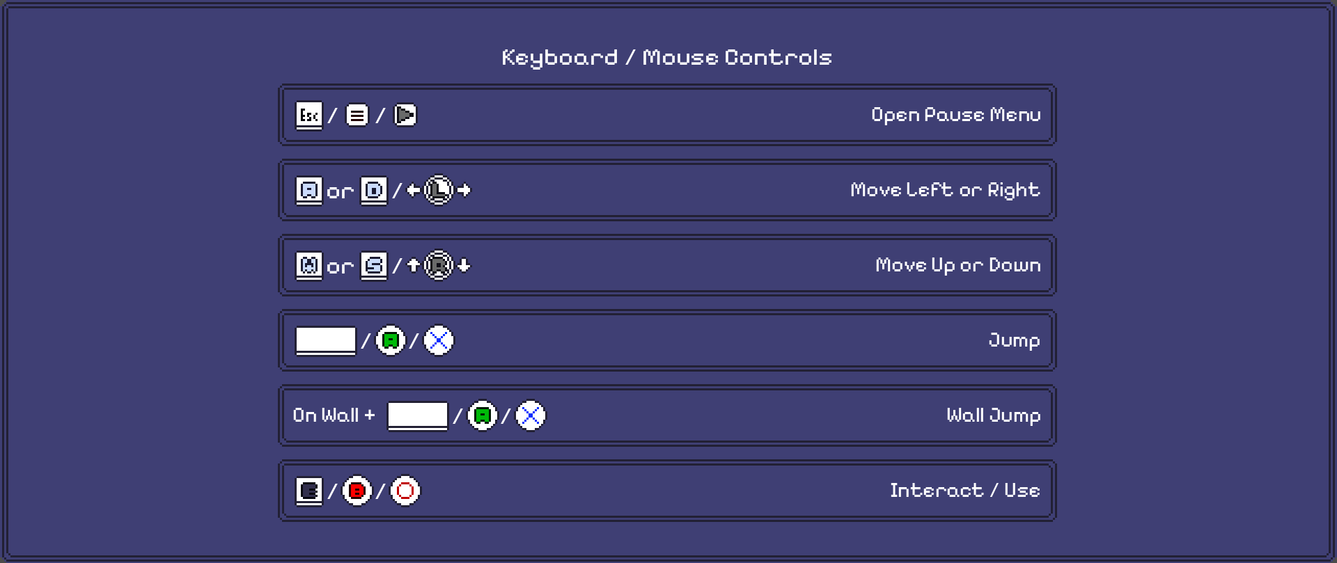 Game Controls