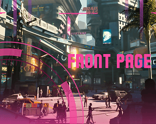 Front Page のキービジュアル