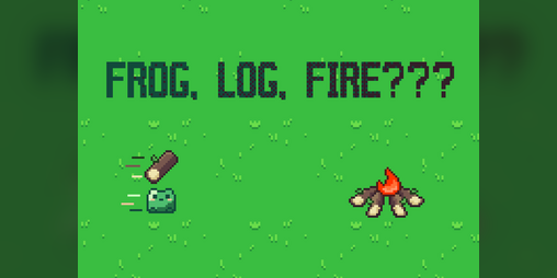 Cover image for Frog, Log, Fire???