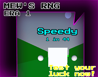 Mew's RNG