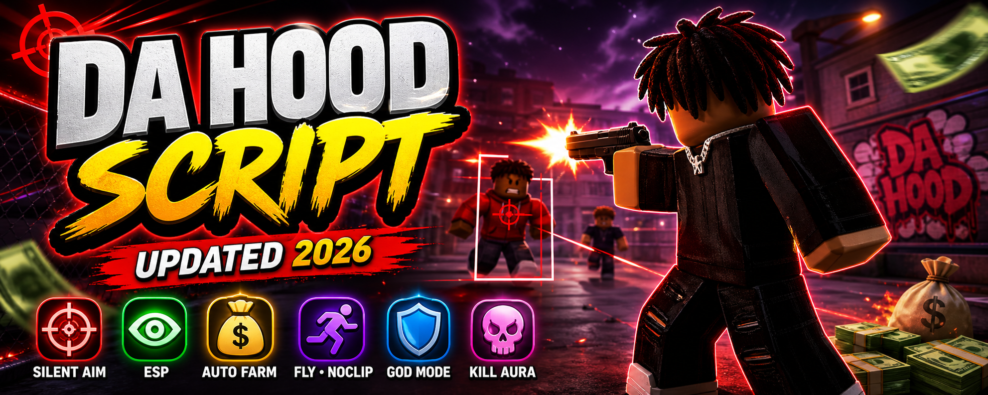 Da Hood Script 2026: Keyless AutoFarm Hub - [UPDATED] Da Hood Script ...