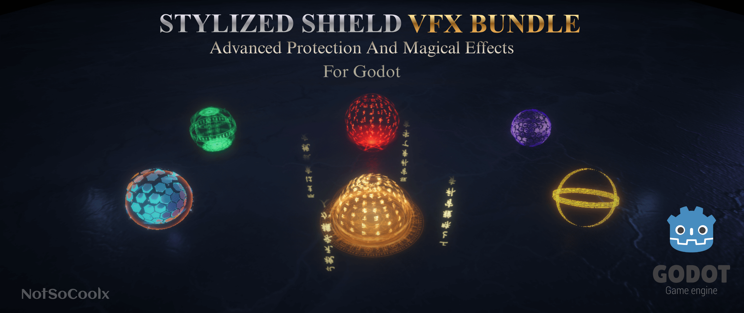 Stylized Shield VFX Bundle