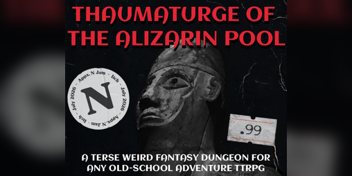 Cover image for Thaumaturge of the Alizarin Pool