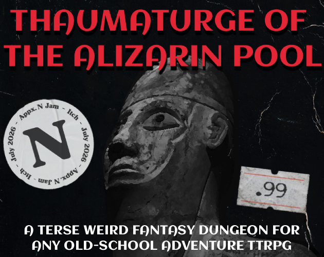 Cover image for Thaumaturge of the Alizarin Pool