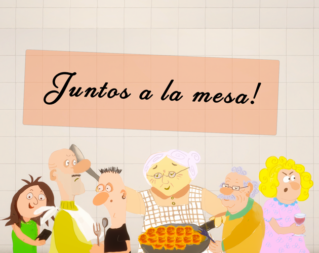 Cover image for Juntos a la mesa