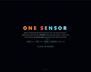 ONE SENSOR [Free] [Strategy]