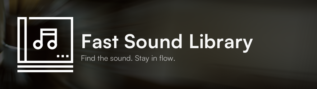 Fast Sound Library (FSL)