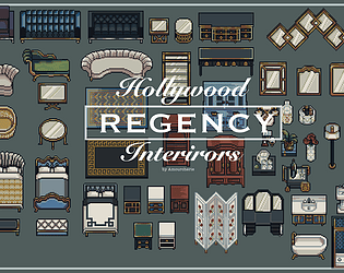 Hollywood Regency Interiors – 50 Furniture Assets [$6.99] [Simulation]