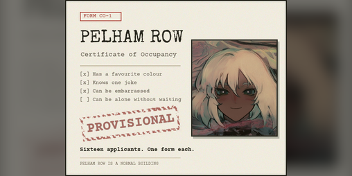 Cover image for Pelham Row: Certificate of Occupancy