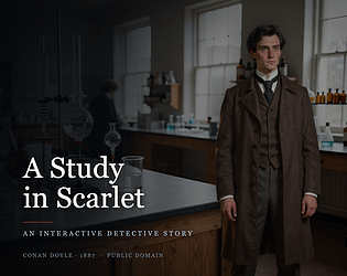 A Study in Scarlet — A Sherlock Holmes Visual Novel のカバー画像