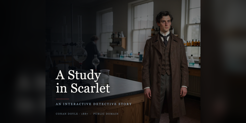 Cover image for A Study in Scarlet — A Sherlock Holmes Visual Novel