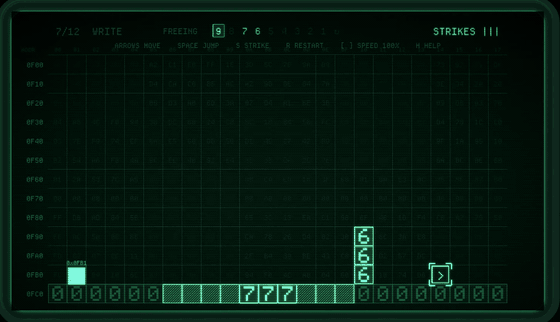 Pressing S lowers a tile's digit from 7 down to 4, so it outlives its original call