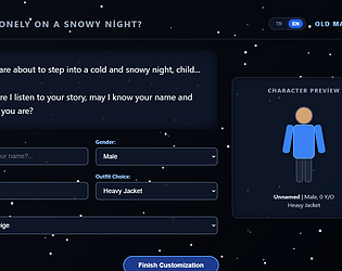 Am I Alone on This Snowy Night? game screenshot