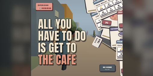 Cover image for All you have to do is get to the cafe