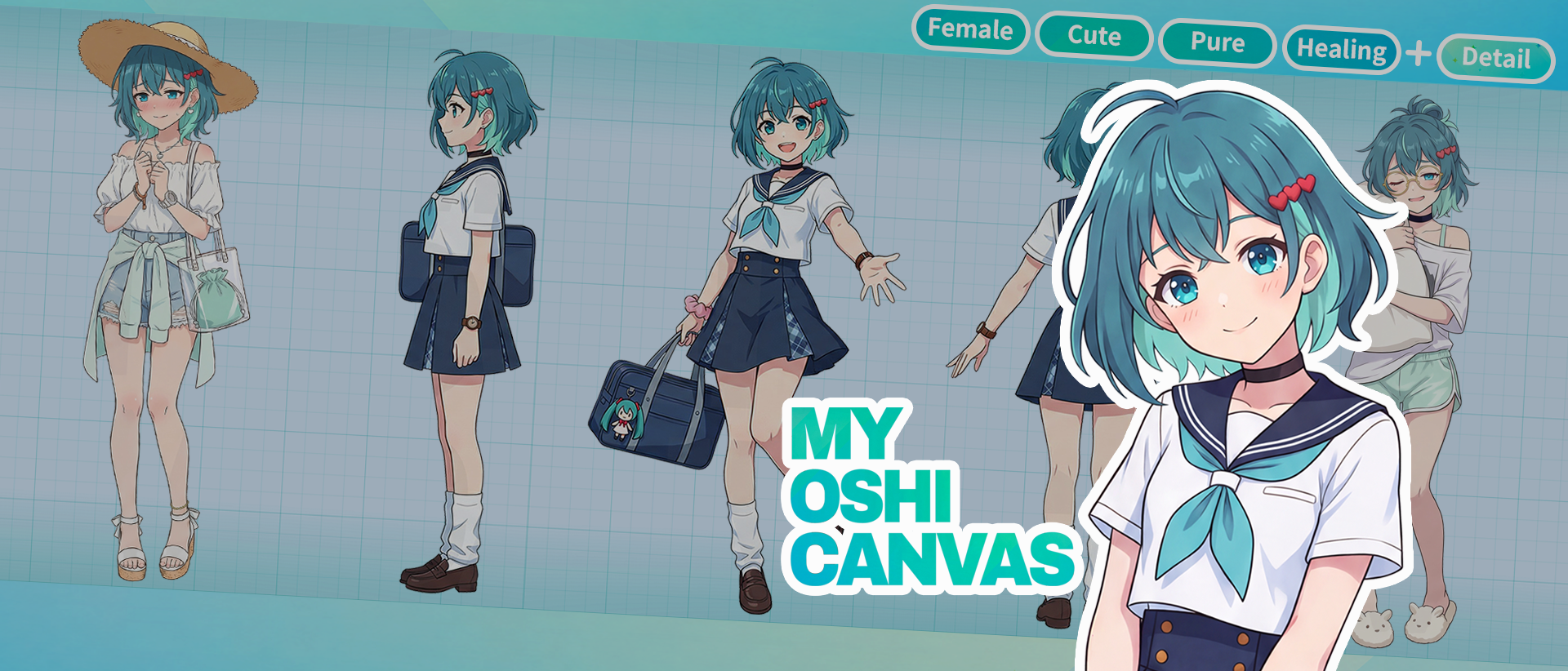 My Oshi Canvas — Character Design Tool