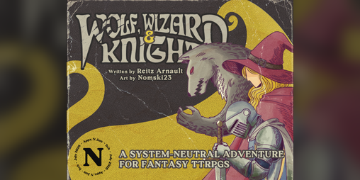 Cover image for Wolf, Wizard, and Knight