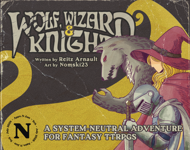 Cover image for Wolf, Wizard, and Knight