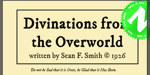Cover image for Divinations from the Overworld
