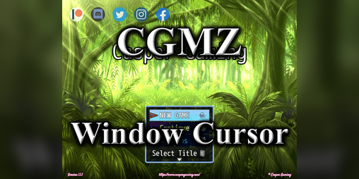 Cover image for [CGMZ] Window Cursor for RPG Maker MZ