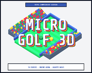 Micro Golf 3D: Retro Championship Edition [Free] [Sports]