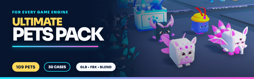 Ultimate Pets Pack – 139 Models