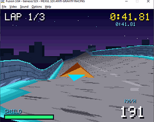 HexGL for Sega 32X [Free] [Racing]