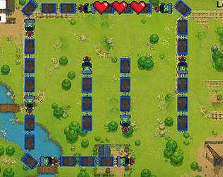 Arrow puzzle but with trains ( source code included) game screenshot