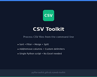CSV Toolkit [Free]
